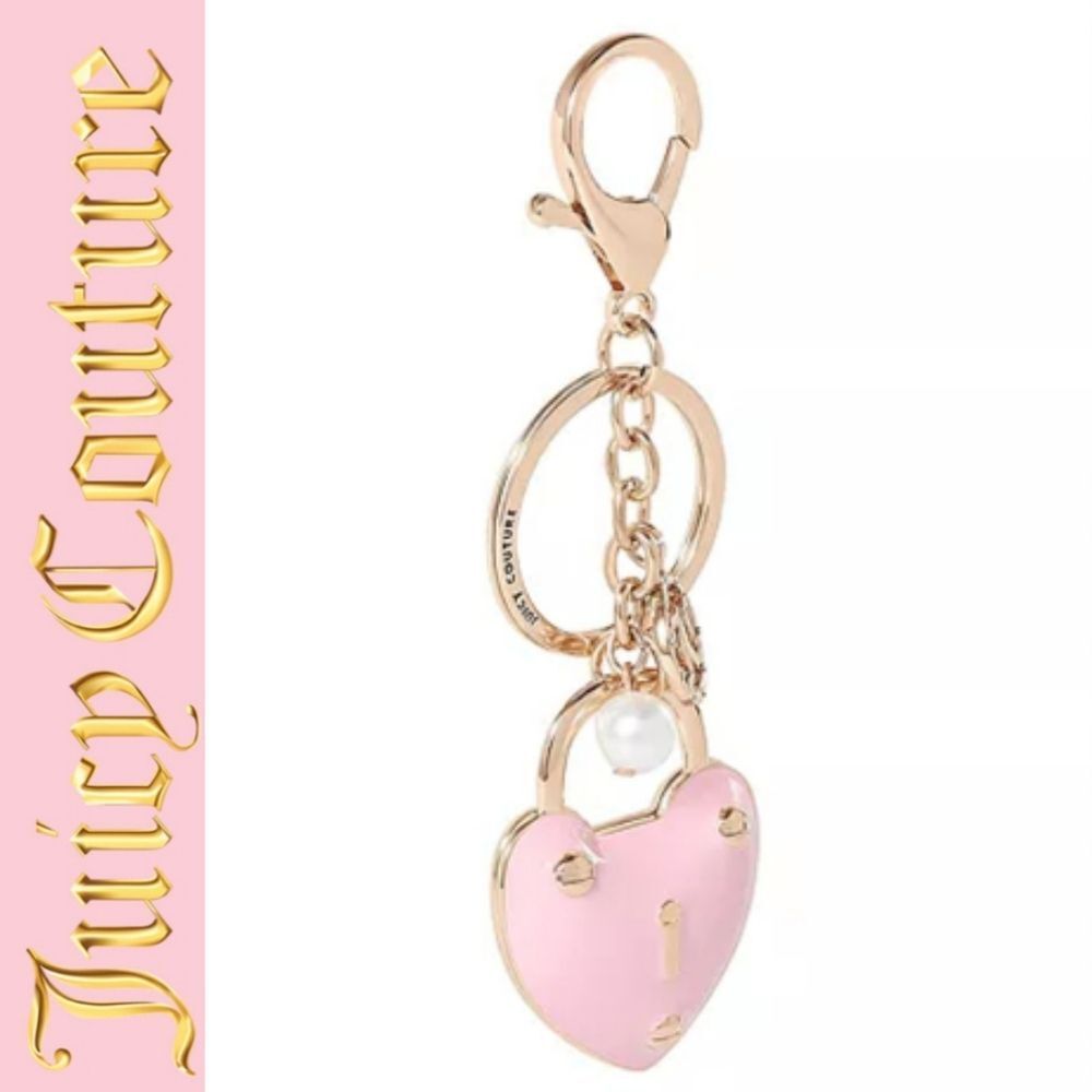 Juicy Couture Heart Lock Keychain